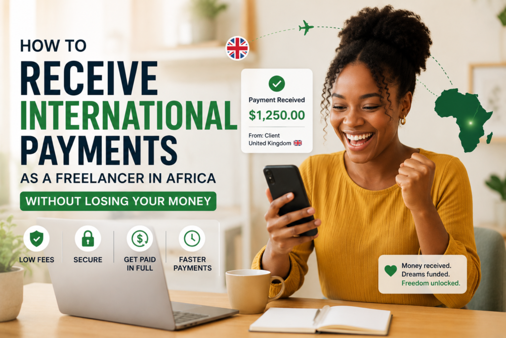 How to Receive International Payments as a Freelancer in Africa Without Losing Your Money