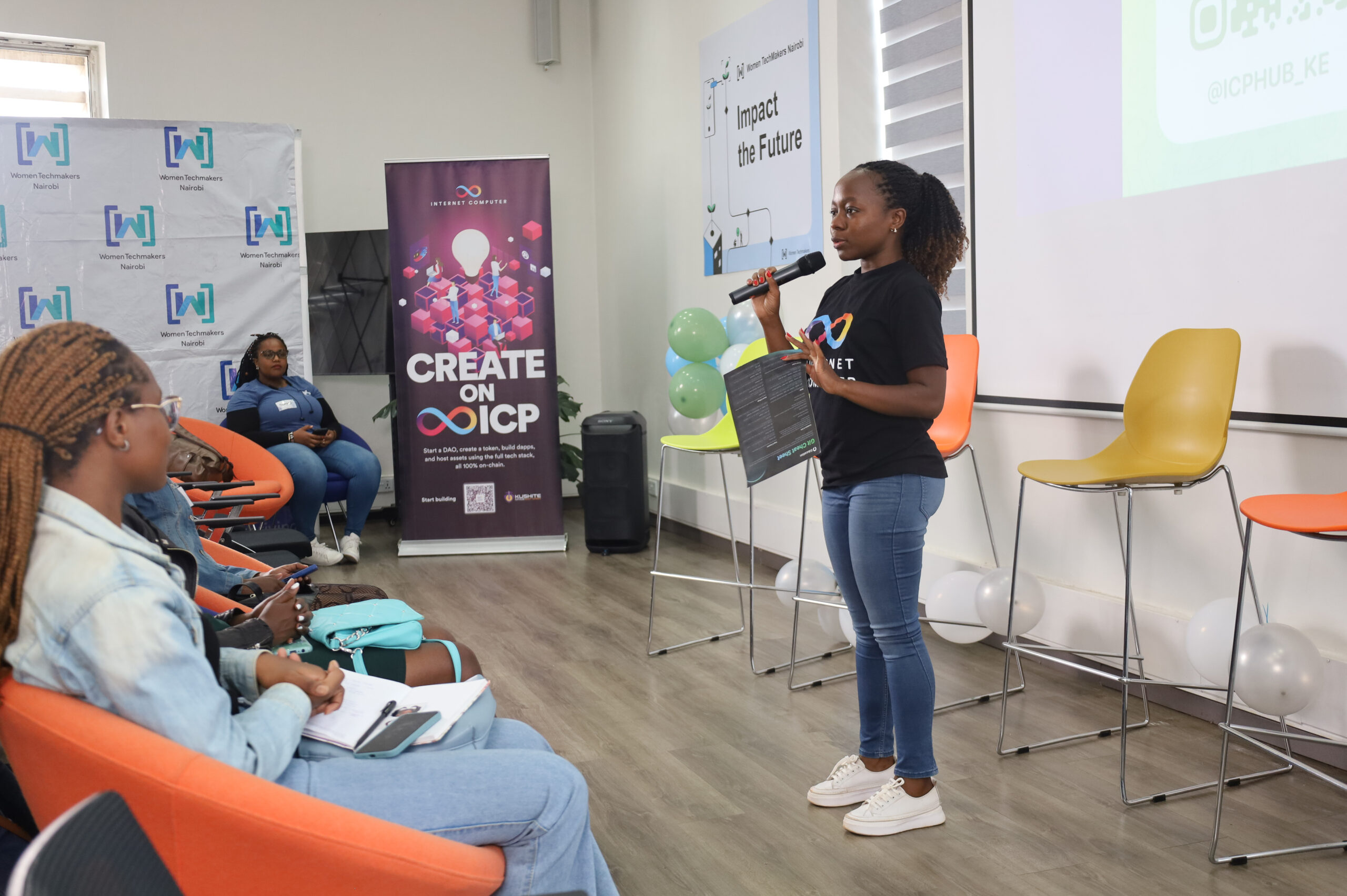 Mary Usaji Speaking at Womens Blockchain Hackathon Event