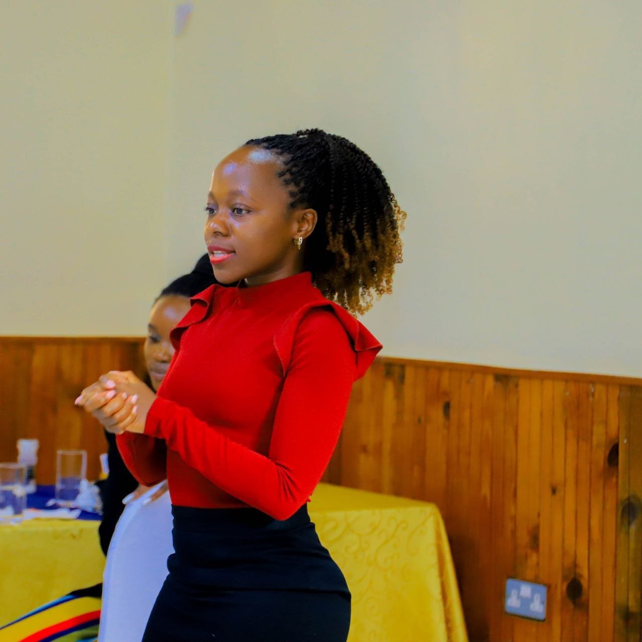 Mary USaji Speaking at the Kenya Blockchain Ladies Event